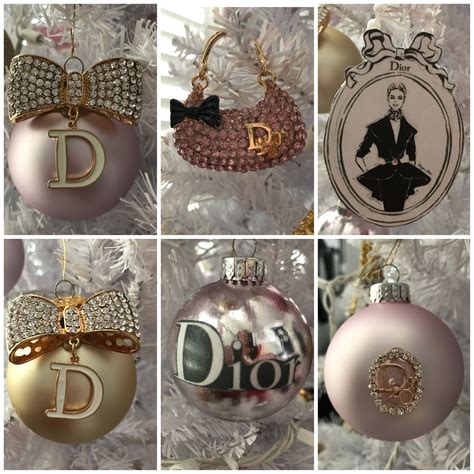 dior christmas ornaments